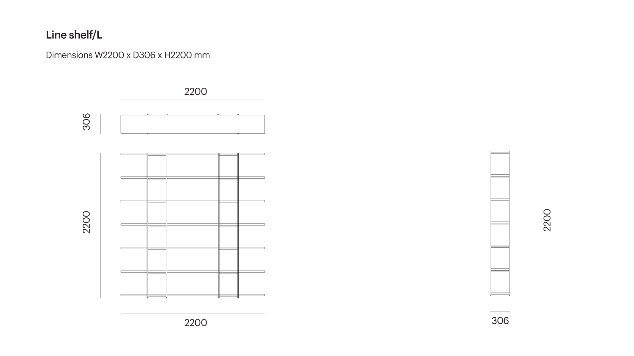 LINE SHELF/L