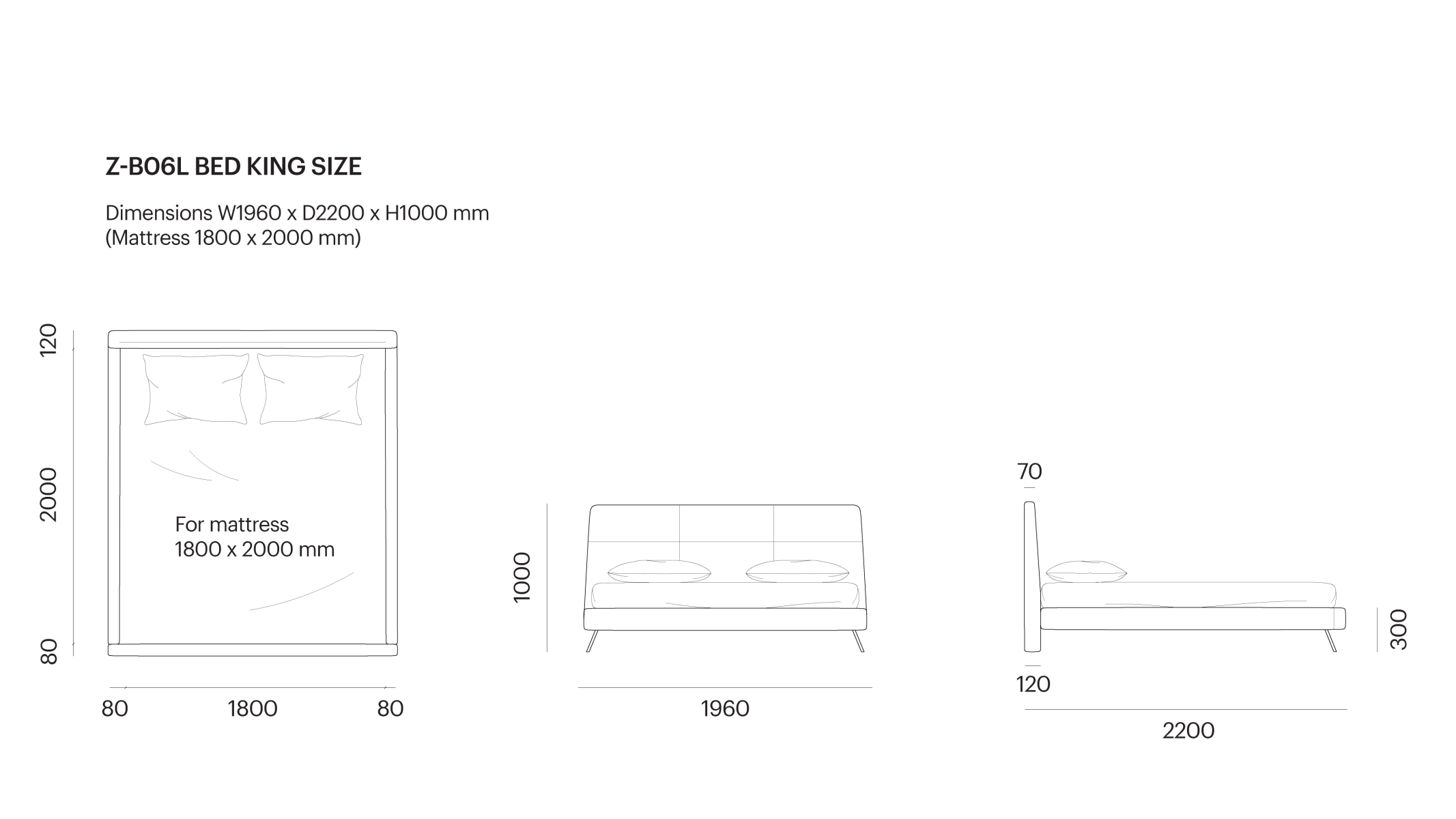 Z-B06L bed / 1800