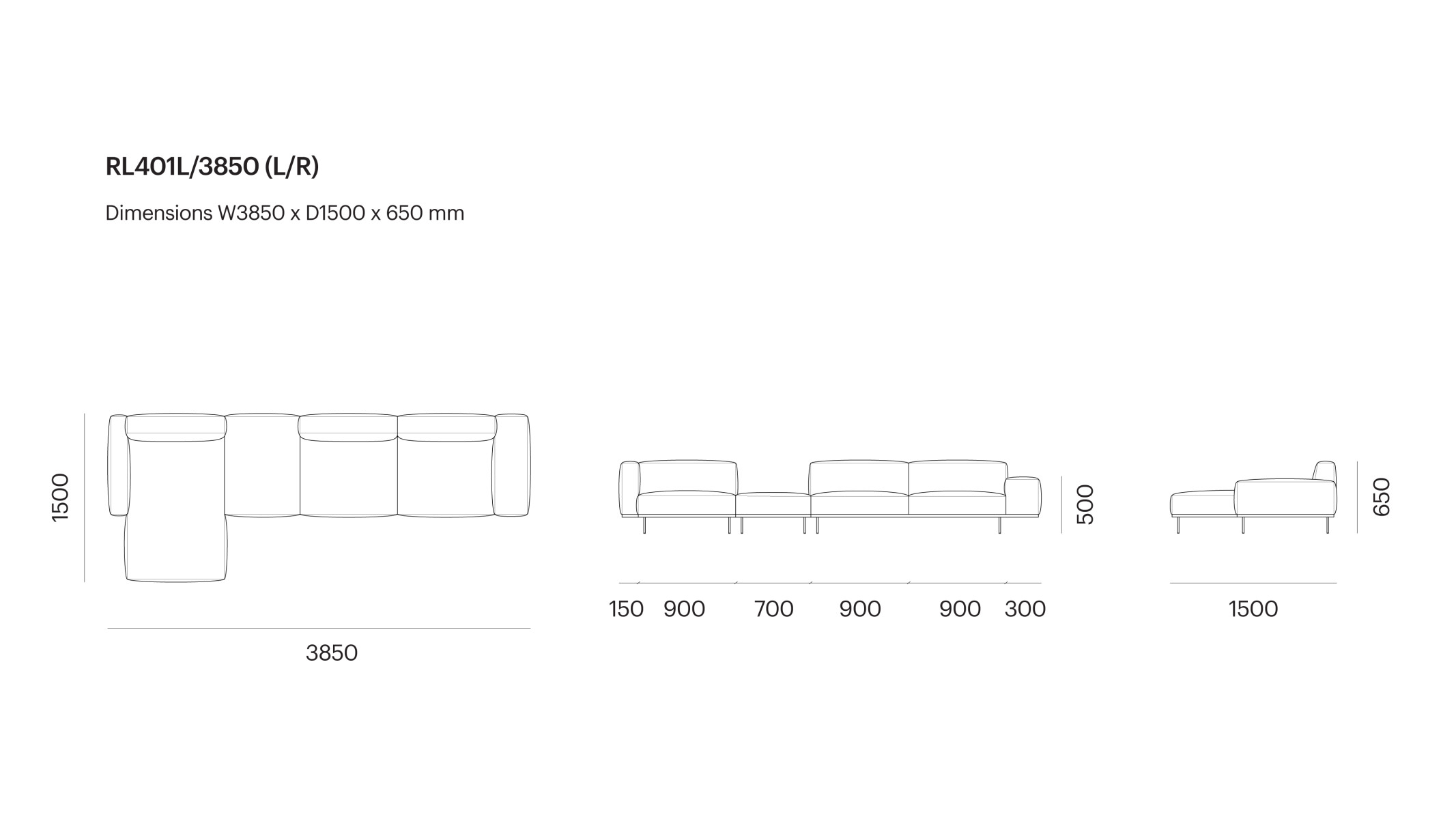 RL401L/3850 (L/R)